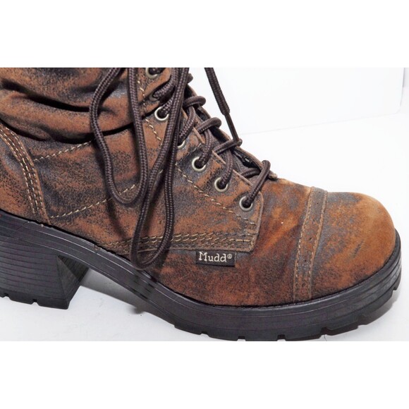 Vintage '90s Mudd Zipcode Platform Brown Boots Womens 8 1/2M very cool! - Picture 6 of 6